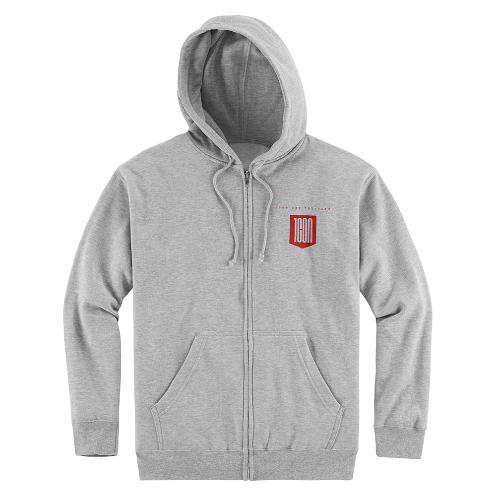 MENS HOODYS ICON 1000 BASELINE - GREY